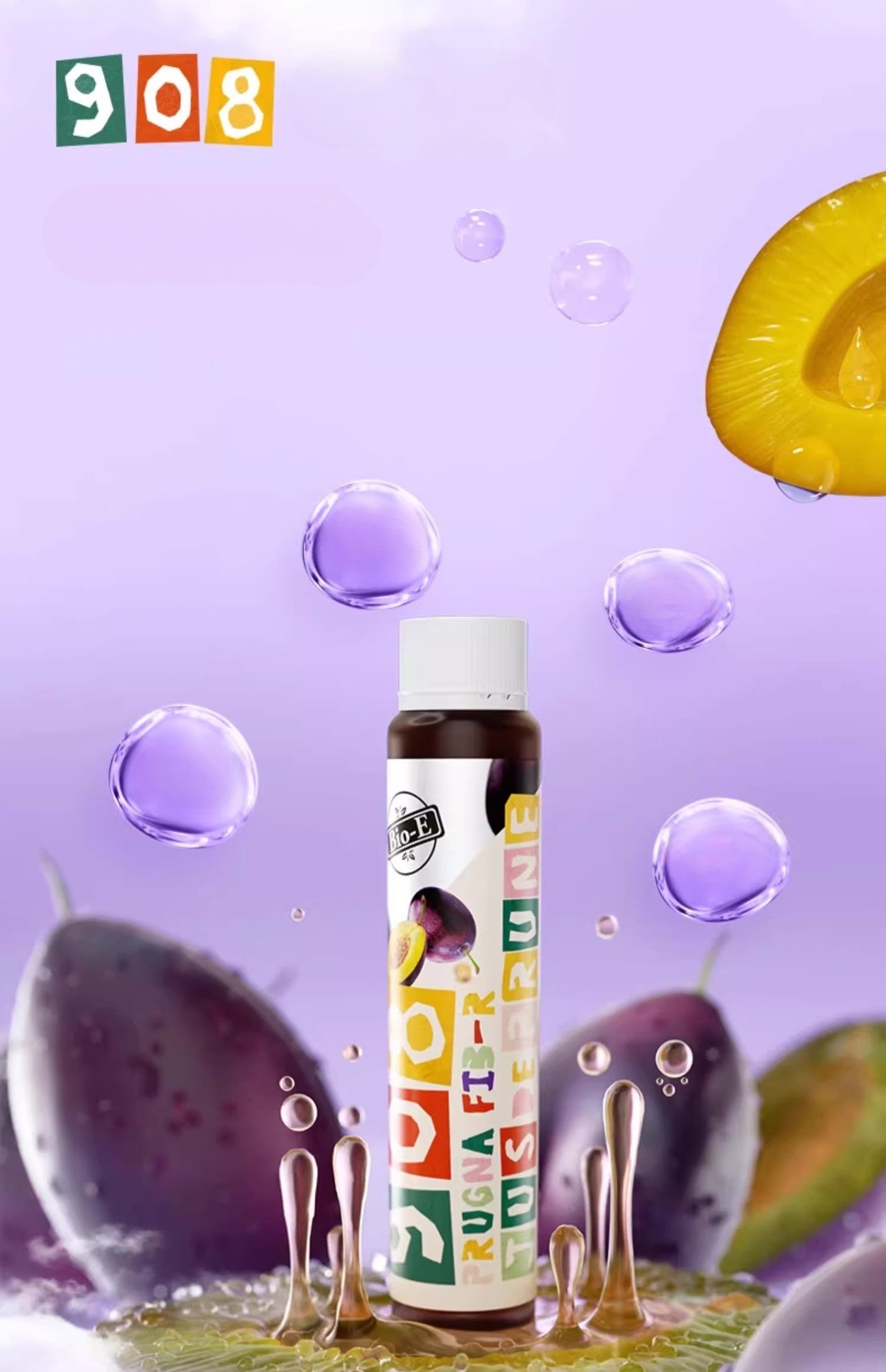 Bio-E Prugna Fiber Juice Prune - myernk