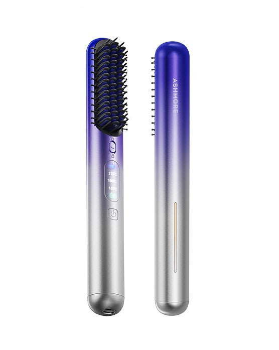 ASHMORE Platinum Negative Ion Hair Straightening Comb myernk