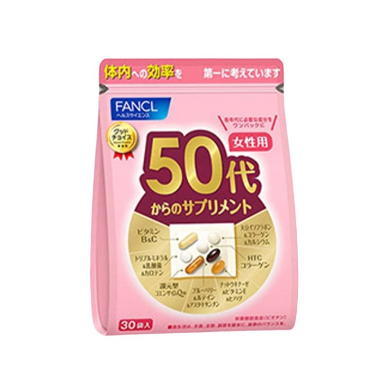 FANCL Comprehensive Nutrition Supplement for Women (50s+) 30 pcs - myernk