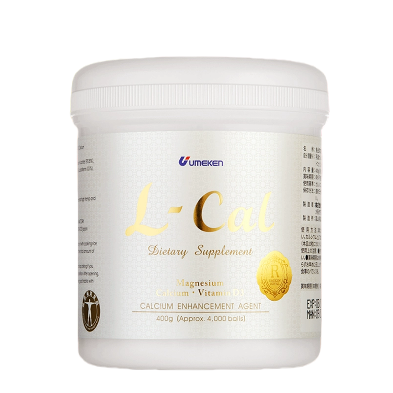 UMEKEN L-Cal Dietary Supplement Magnesium Calcium Vitamin D3 400g - myernk