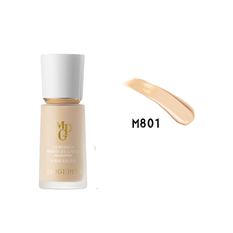 MAOGEPING Luminous Moisture Liquid Foundation #M801 - myernk