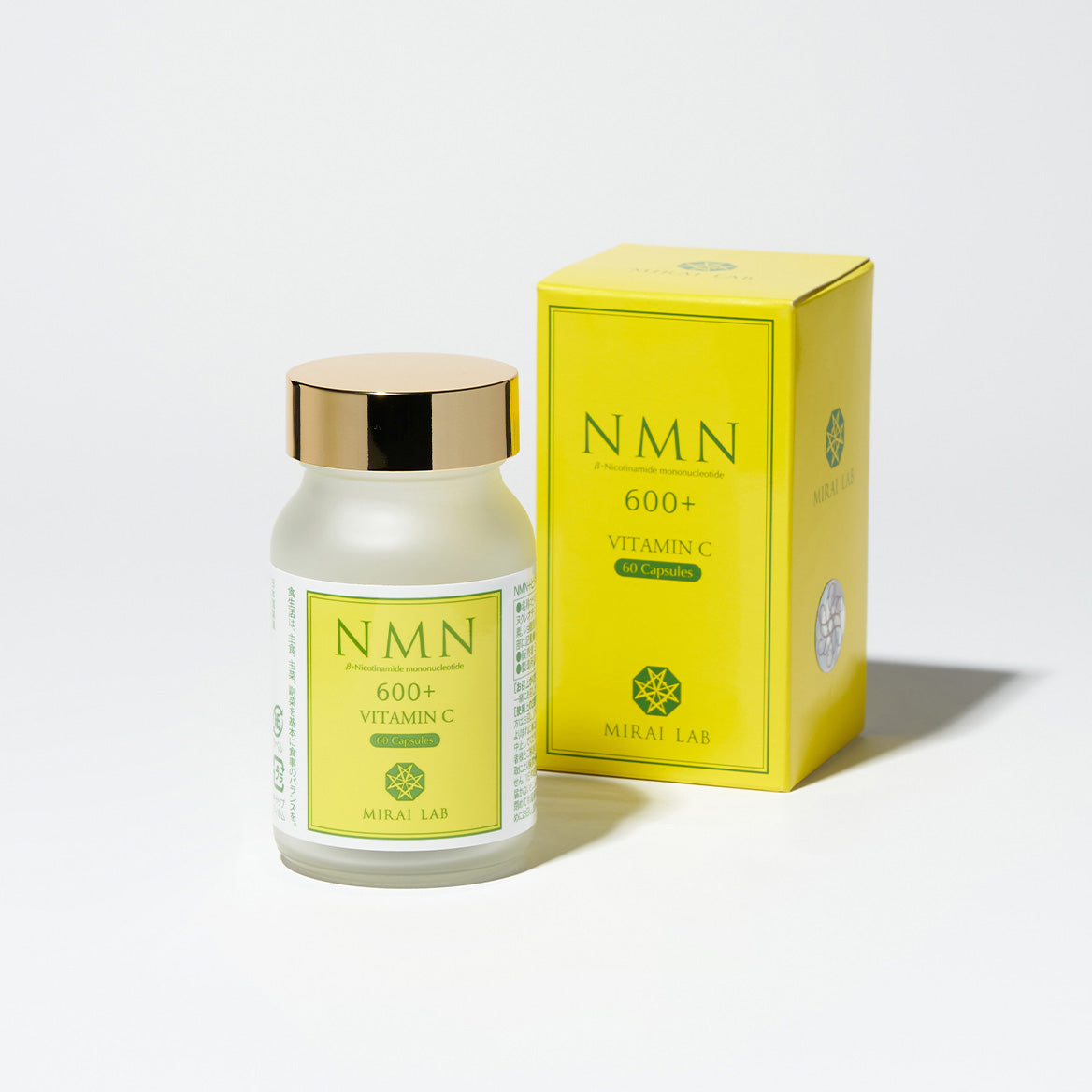 MIRAI LAB NMN 600+ Vitamin C (60 capsules) - myernk