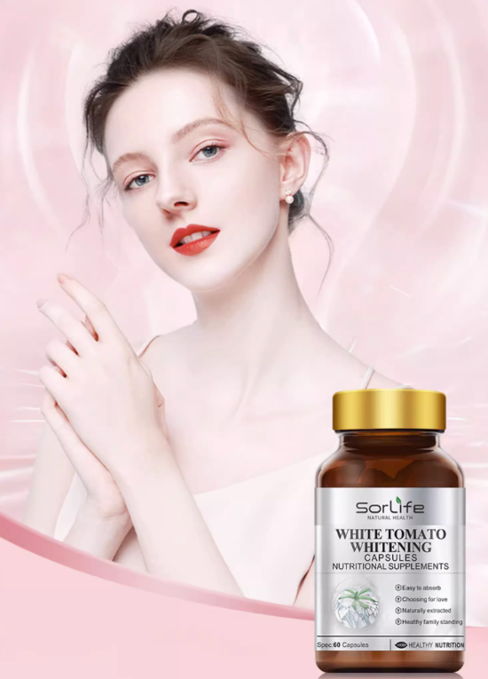 Sorlife White Tomato Brightening Capsules: L-Glutathione for Inner Radiance and Imported Genuine Product
