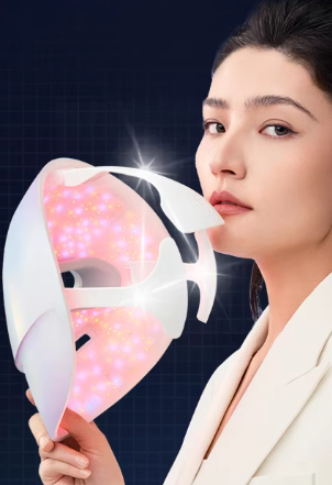 CHOUOHC Butterfly LED Face Mask: Illuminate Your Skin with Red and Blue Light Therapy