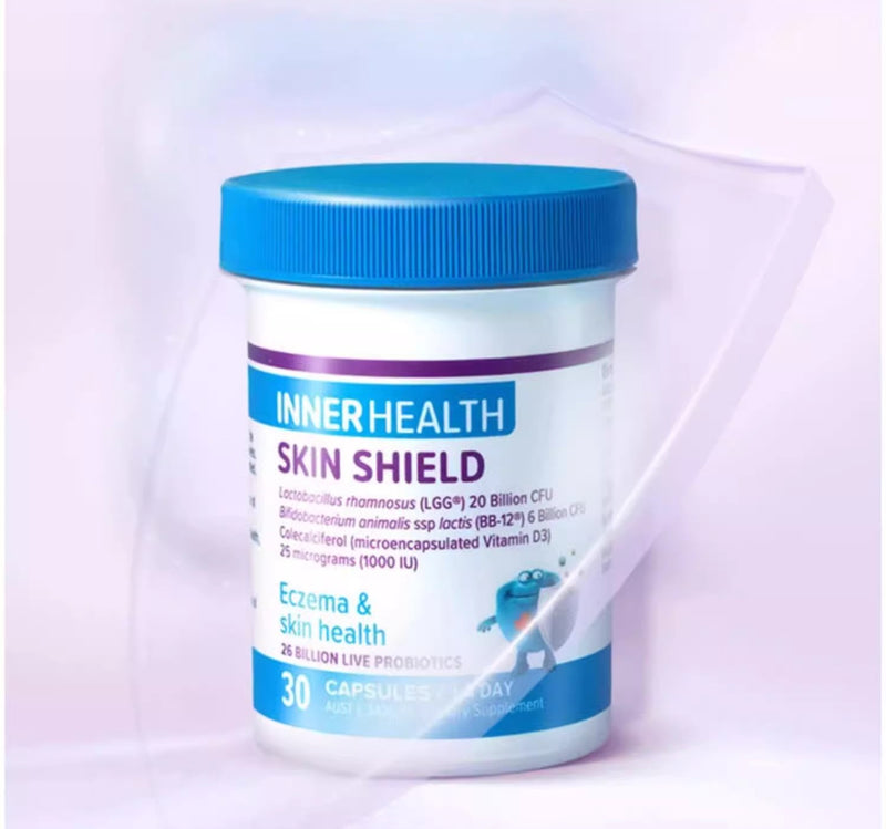 INNER HEALTH Skin Shield 26 Billion Live Probiotics 30 Capsules