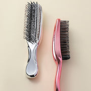 Tosfu Electroplated Detangling & Scalp Massage Brush - myernk