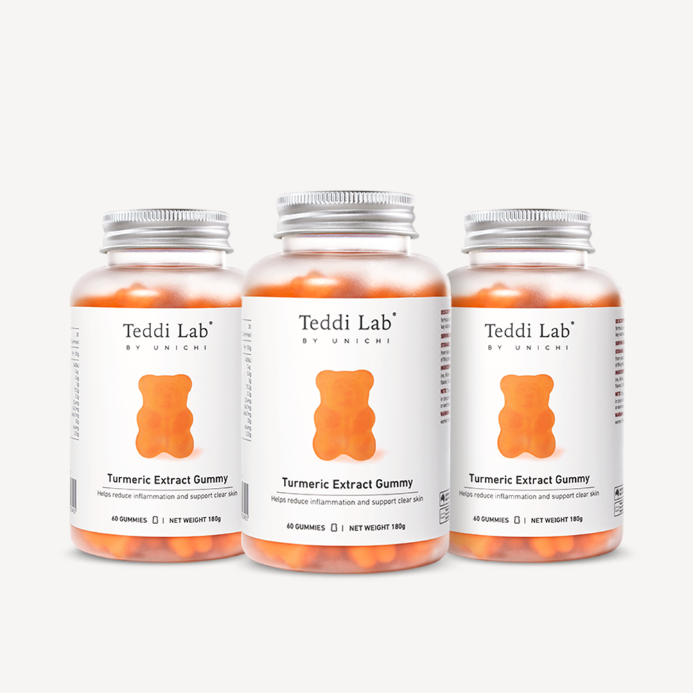 TEDDI LAB BY UNICHI Turmeric Extract Gummy - 60 Gummies - myernk