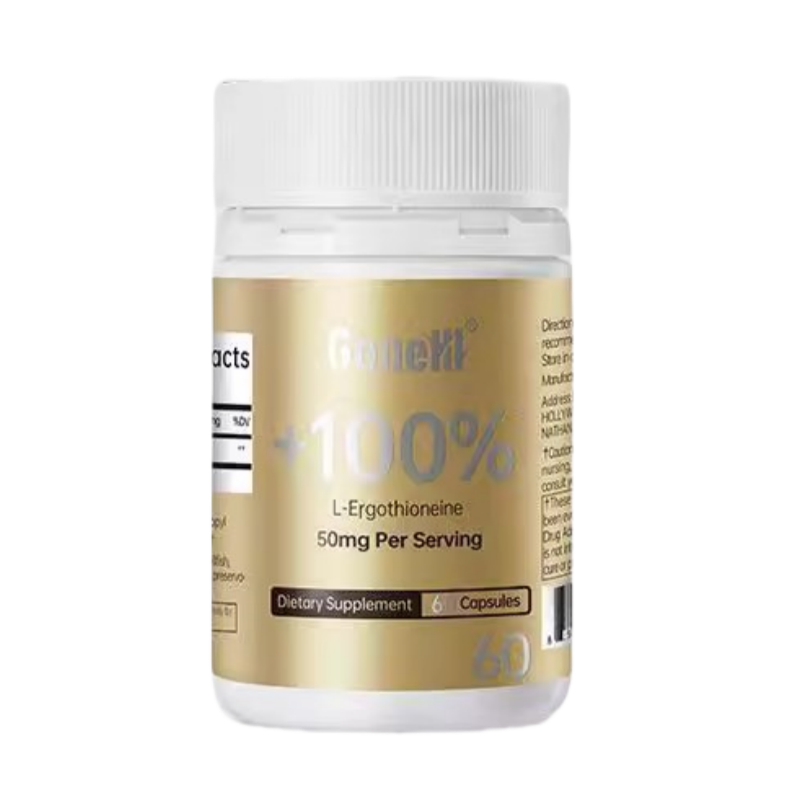 GENEIII L-Ergothioneine 50mg Per Serving 60 Vegon Capsules