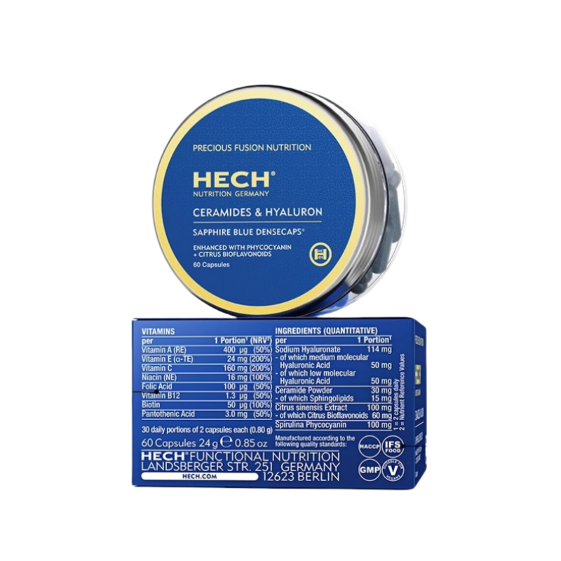 HECH Ceramides & Hyaluron Sapphire Blue Densecaps - myernk