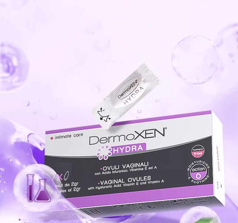 DERMOXEN HYDRA  Vaginal Ovules With Aloe and Hyaluronic Acid