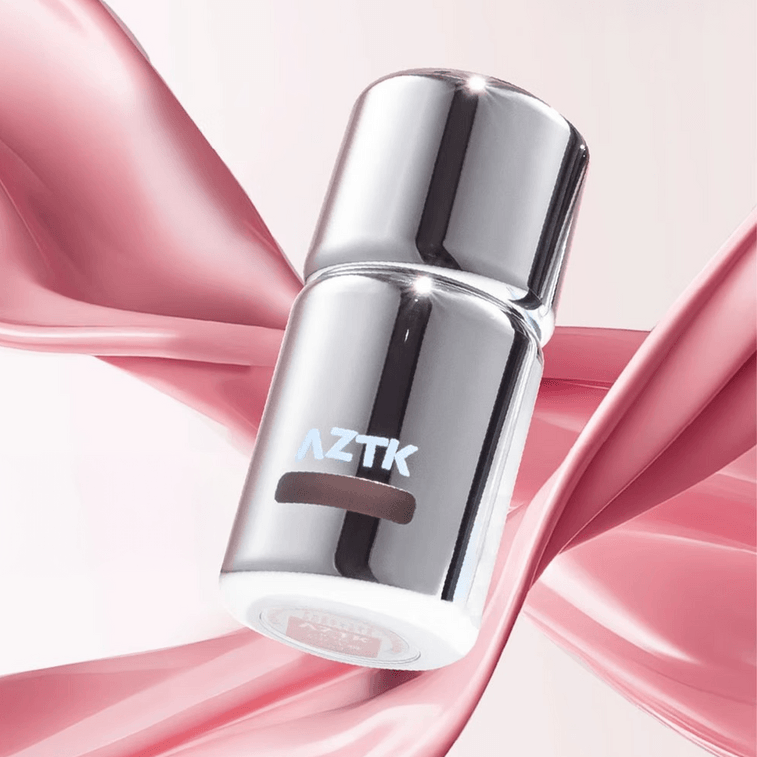 AZTK Jeello Color Liquid Blush, 0.16 fl.oz. #JC01 Sakura Milk Jelly - Natural Pink Flush for Fair to Light Skin - myernk