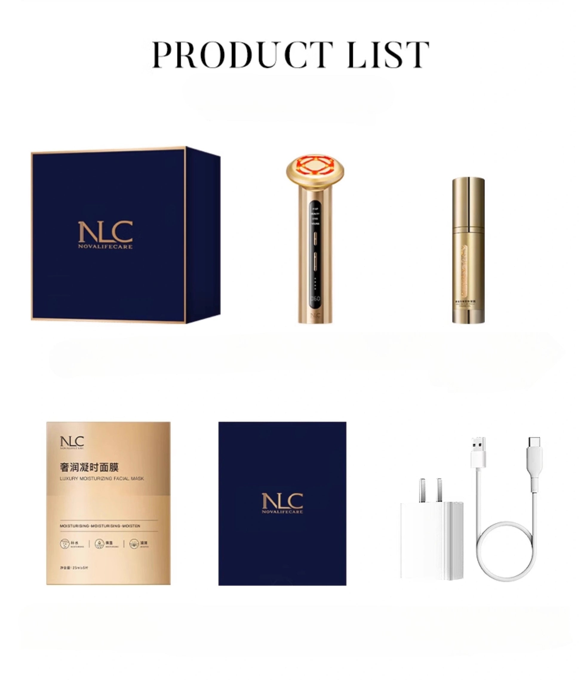 NLC Gold Dual Anti-aging Beauty Device - myernk