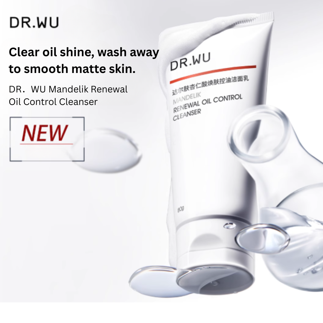 DR. WU Mandelik Renewal Oil Control Cleanser 80g