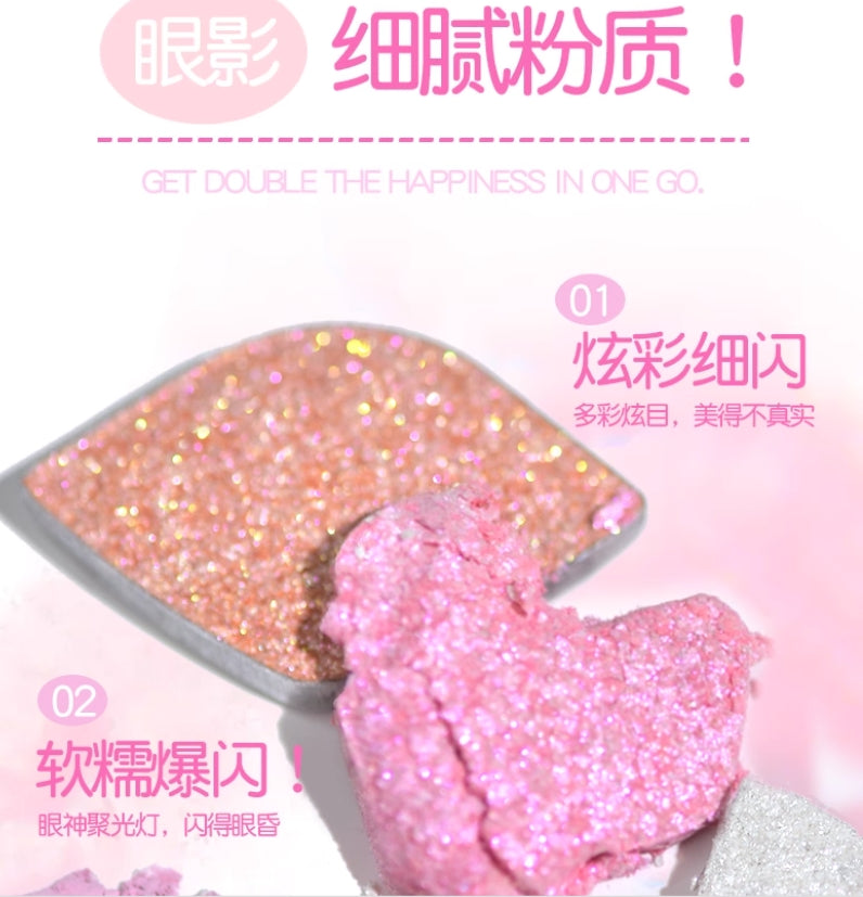 GOGOTALES Heart-Pounding Lip Freeze & Eyeshadow Palette 600mg+6.5g