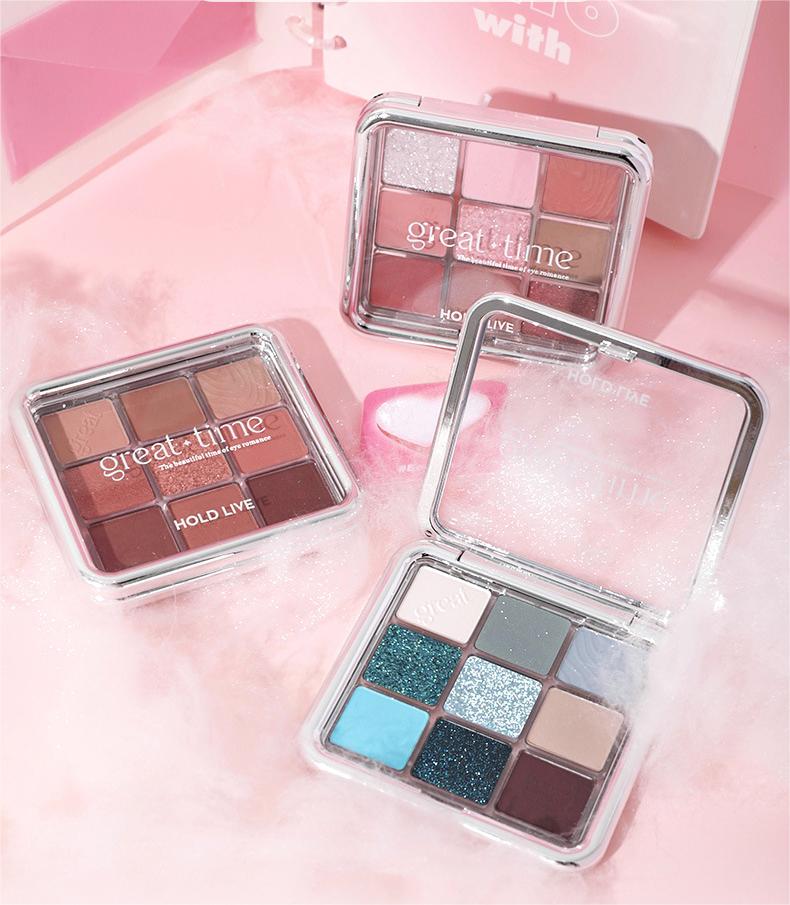 HOLD LIVE Simple Mirror Nine Color Eyeshadow Palette