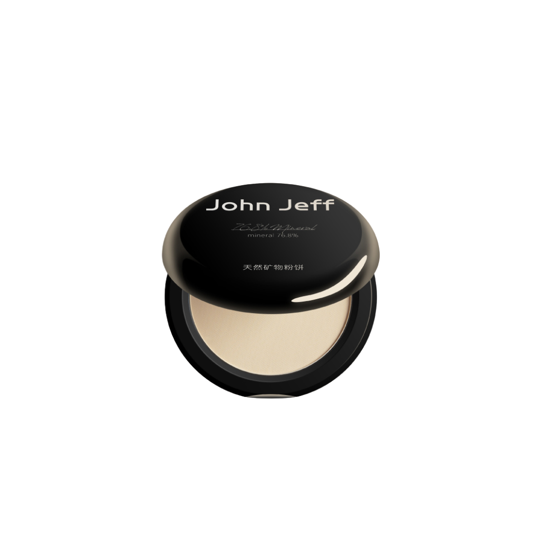 JohnJeff Natural Mineral Pressed Powder Foundation 8g