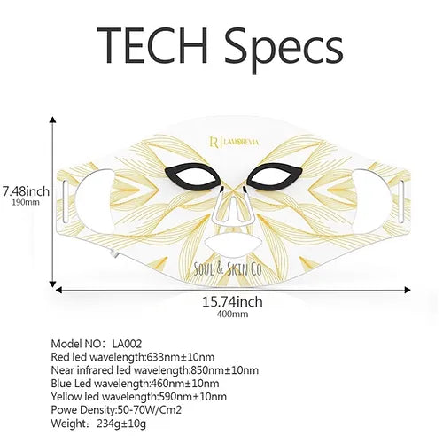 LAMOREVIA Led Face Mask