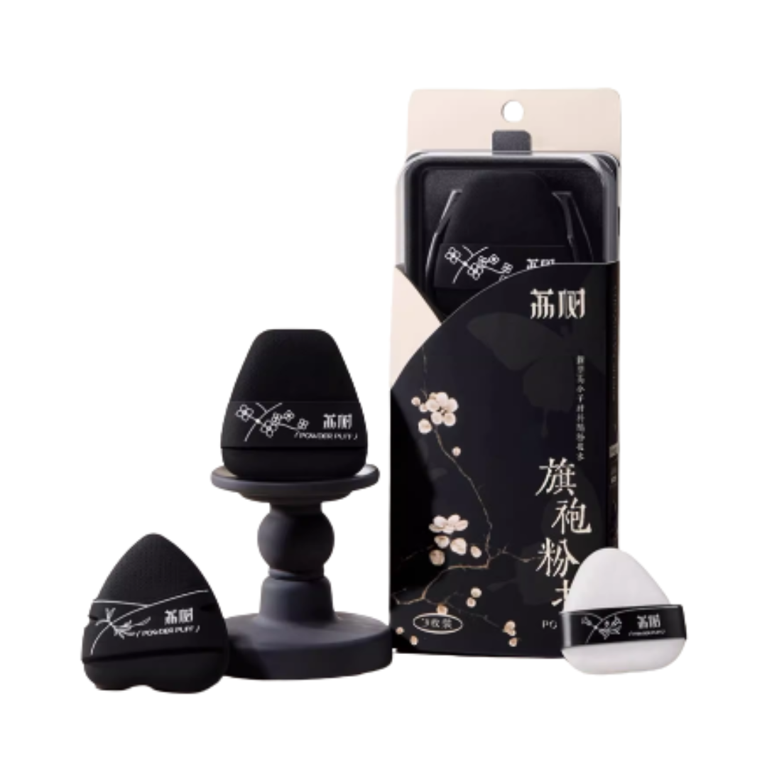 LISHU Cheongsam Powder Puff 3pcs/box