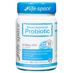 LIFESPACE Broad Spectrum Probiotic 32 Billion 60 Capsules