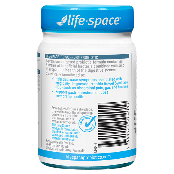 LIFESPACE IBS Support Probiotic 30 Capsules - myernk