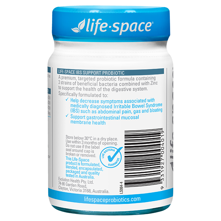 LIFESPACE IBS Support Probiotic 30 Capsules - myernk