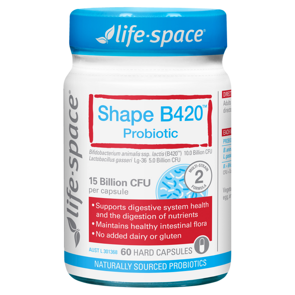 LIFESPACE Shape B420™ Probiotic 60 Capsules - myernk