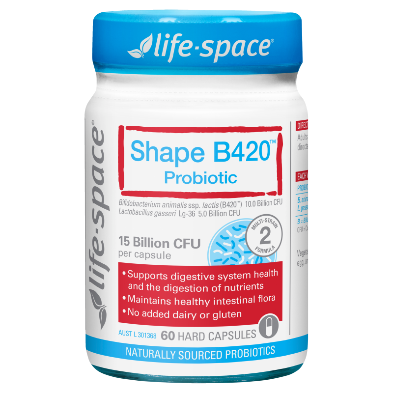 LIFESPACE Shape B420™ Probiotic 60 Capsules