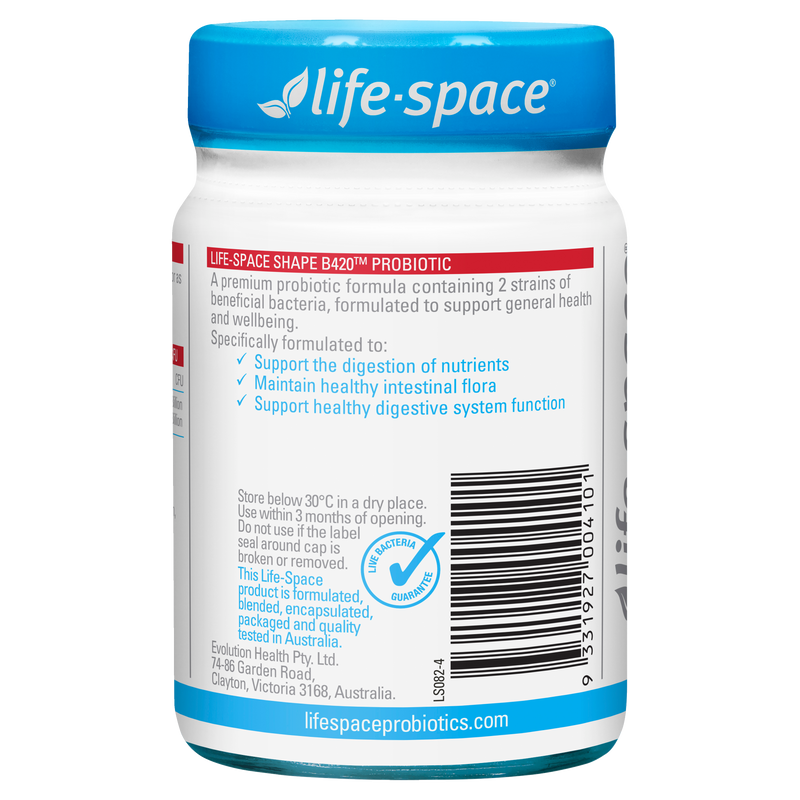 LIFESPACE Shape B420™ Probiotic 60 Capsules - myernk