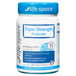 LIFESPACE Triple Strength Probiotic 96 Billion 30 Capsules - myernk