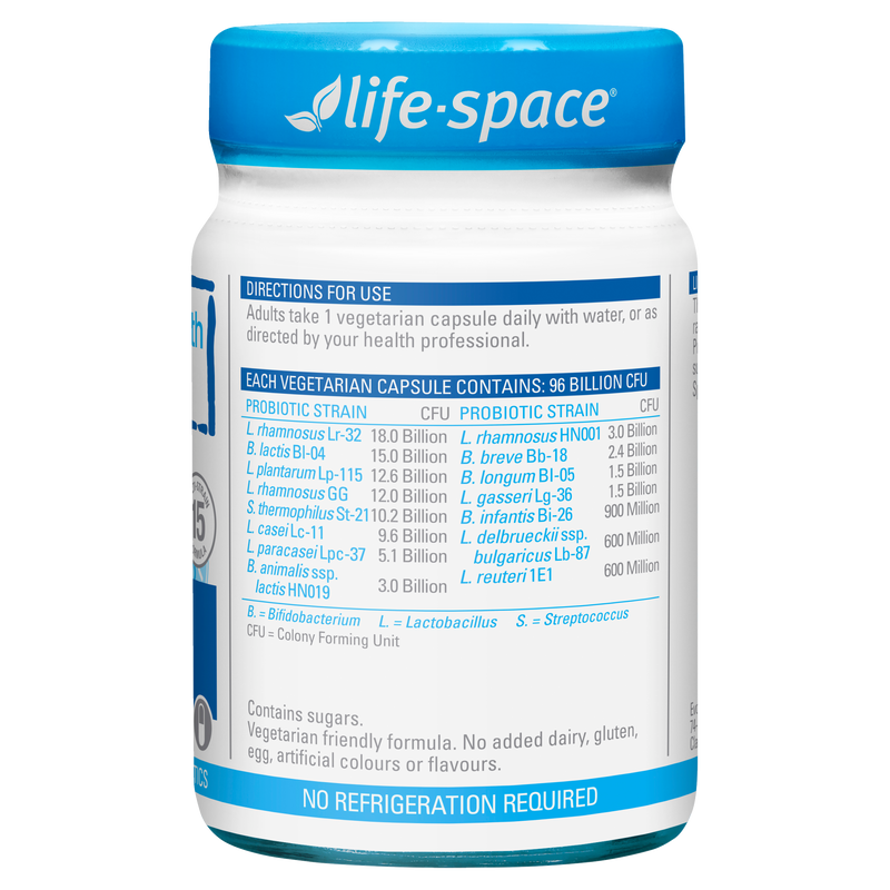 LIFESPACE Triple Strength Probiotic 96 Billion 30 Capsules - myernk