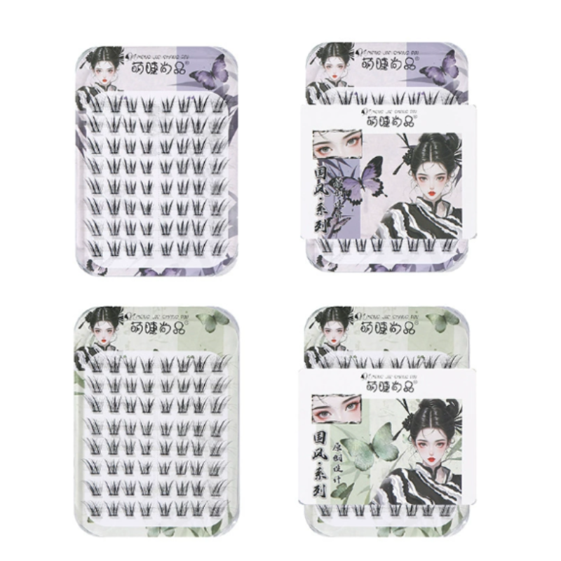 Meng Jie Shang Pin Fox-Style Slanted False Eyelashes 64pcs/box