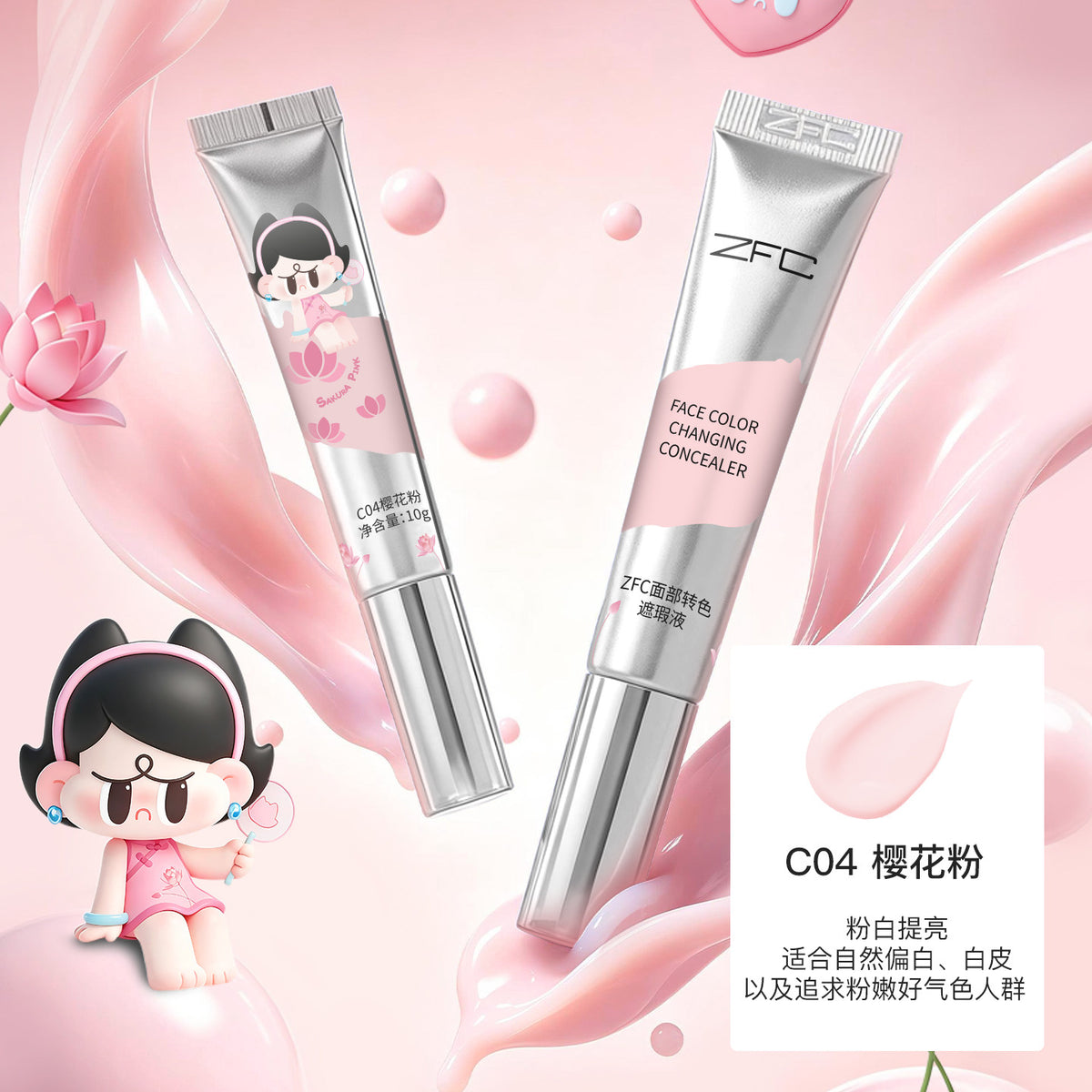 ZFC Professional Color Correcting Liquid (Angry Aimee Collaboration Edition)