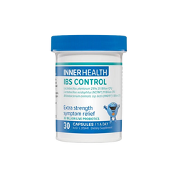 INNER HEALTH IBS Control Extra Strength Symptom Relief 30 Capsules