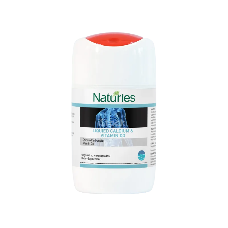 NATURIES Liquied Calcium & Vitamin D3 100s - myernk