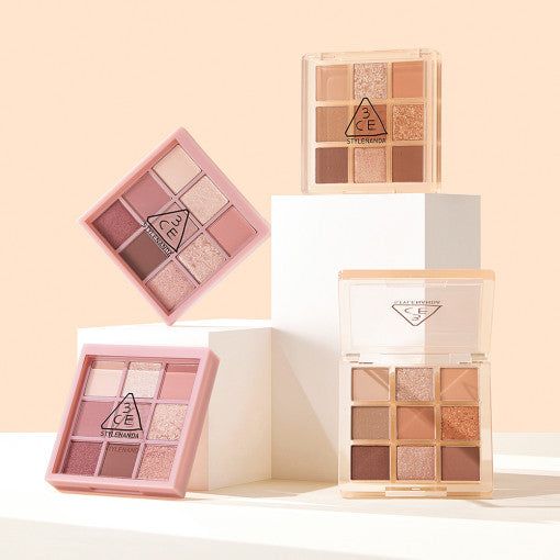 3CE Multi Eye Color Palette #Auto Focus | High-Pigment & Long-Lasting Eye Makeup - myernk