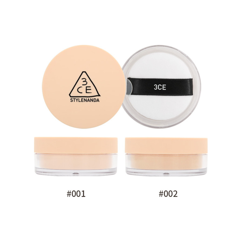 3CE Natural Finish Loose Powder 8.5g | Oil-Control & Pore-Blurring Setting Powder - myernk